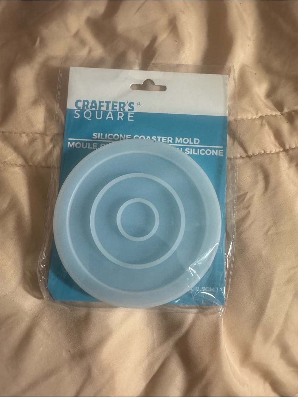 Light Blue Silicone Coaster Mold